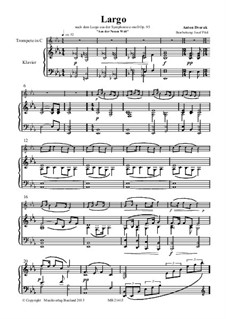 Movement II (Largo): Version for trumpet and piano by Antonín Dvořák