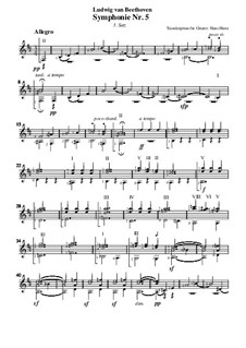 Movement III: Para Guitarra by Ludwig van Beethoven