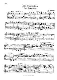 Les Huguenots: Overture, para piano by Giacomo Meyerbeer