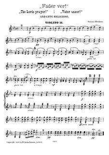 The Lords Prayer: violino parte II by Sextus Miskow