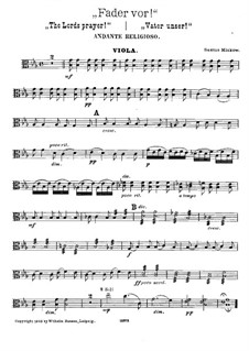 The Lords Prayer: parte viola by Sextus Miskow