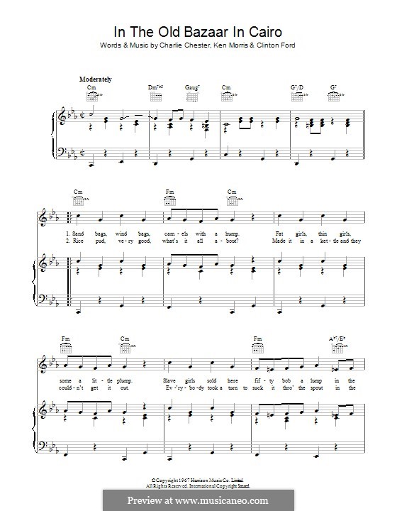In the Old Bazaar in Cairo por C. Ford, K. Morris Partituras on músicaNeo