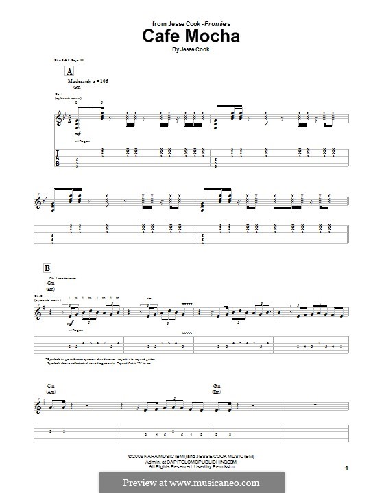 Cafe Mocha: Para Guitarra by Jesse Cook