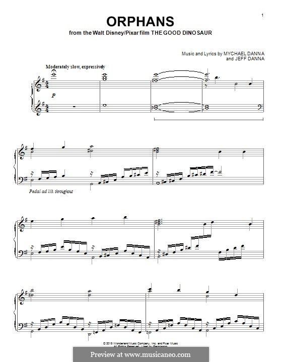 Orphans: Para Piano by Jeff Danna, Mychael Danna