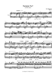 Nocturne No.7, Op.11: Nocturne No.7 by Ali Jahangard