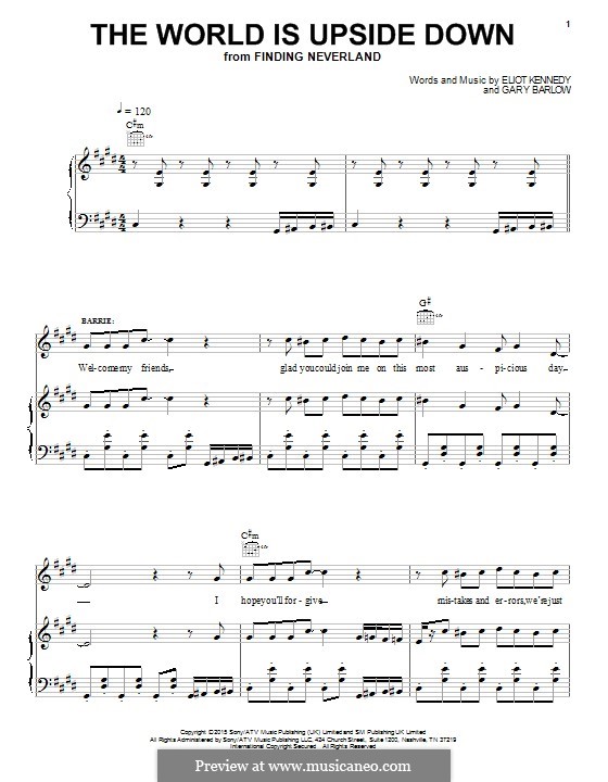 The World Is Upside Down (from 'Finding Neverland') por E. Kennedy, G