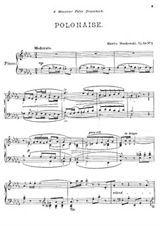 Two Pieces for Piano , Op.45: set completo by Moritz Moszkowski