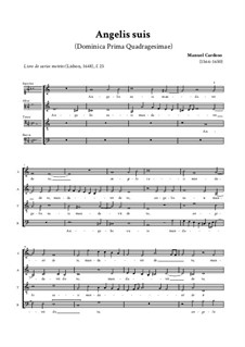 Angelis suis mandavit de te: para coro misto by Manuel Cardoso