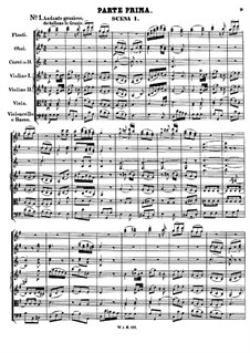 Ascanio in Alba, K.111: ato I by Wolfgang Amadeus Mozart
