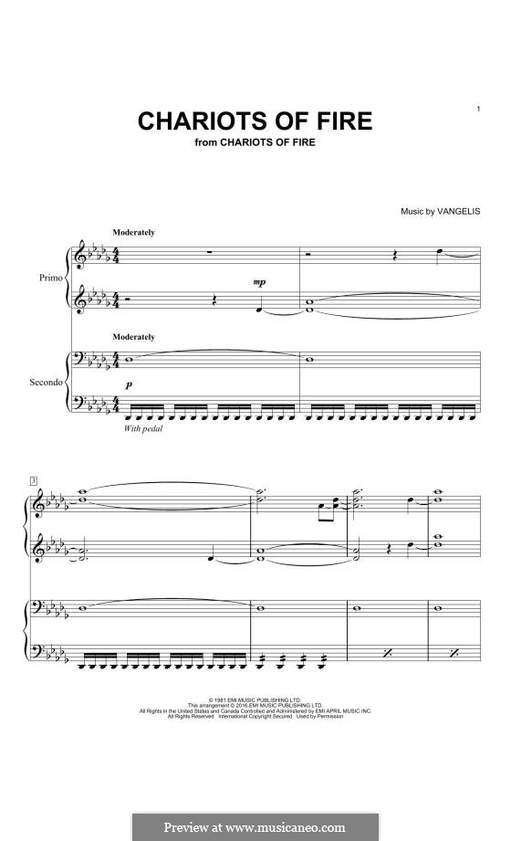 Chariots of Fire: Para Piano by Vangelis