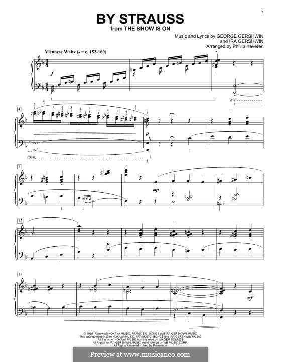 By Strauss: Para Piano by George Gershwin