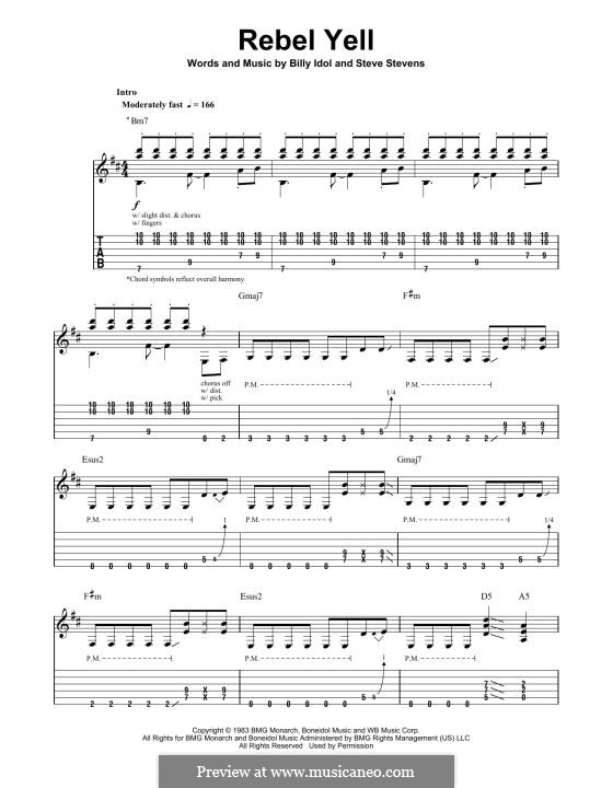 Rebel Yell: Para Guitarra by Steve Stevens