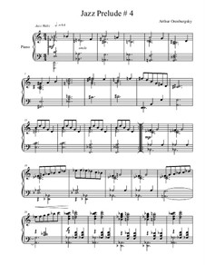 Jazz Prelude No.4: Jazz Prelude No.4 by Arthur Orenburgsky