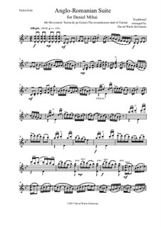Anglo-Romanian Suite for solo violin: No.4 Tarina de pe Gaina by folklore, David W Solomons