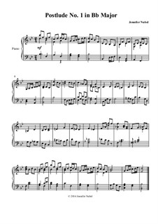Postlude No.1 in Bb Major: Postlude No.1 in Bb Major by Jennifer Nubel