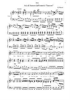 Thus when the sun from's wat'ry bed: Para vocais e piano by Georg Friedrich Händel