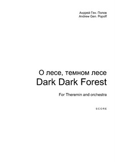 Dark Dark Forest: Dark Dark Forest by Andrey Popov