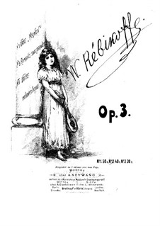Three Pieces, Op.3: No.2 Romance without Words by Vladimir Ivanovich Rebikov