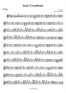 Jesus' Crucifixion: para flauta by folklore