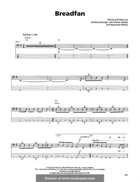 Breadfan (Metallica): para baixo com guia by Anthony Bourge, John Shelley, Raymond Phillips