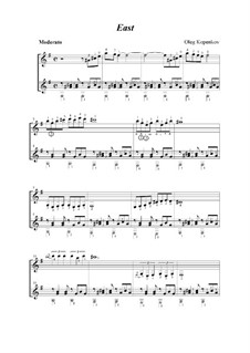 East (for two guitars), Op.6: East (for two guitars) by Oleg Kopenkov