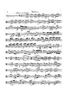 String Quartet No.15 in D Minor, K.421/K.417b: parte viola by Wolfgang Amadeus Mozart