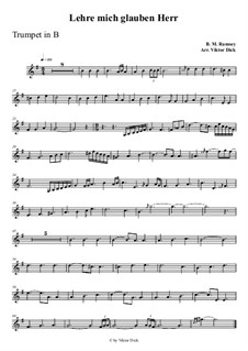 Teach Me Thy Way, O Lord: For trumpet in B by Benjamin M. Ramsey