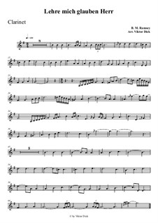 Teach Me Thy Way, O Lord: para clarinete by Benjamin M. Ramsey