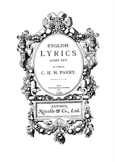 English Lyrics. Book 1: English Lyrics. Book 1 by Charles Hubert Hastings Parry