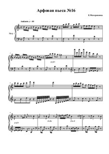 Piece of music (harp) No.16: Piece of music (harp) No.16 by Ekaterina Materikina