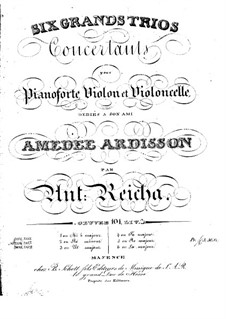 Six Piano Trios, Op.101: Trio No.3 in C Major by Anton Reicha