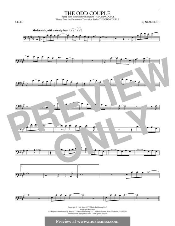 Theme from The Odd Couple: para violoncelo by Neal Hefti