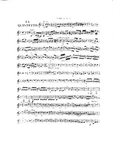 Woodwind Quintet in A Major, Op.99 No.3: parte trompa by Anton Reicha