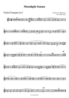 Movement I: para violino by Ludwig van Beethoven