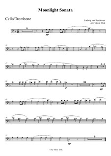 Movement I: para violoncelo by Ludwig van Beethoven