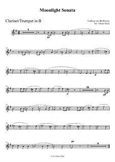 Movement I: For trumpet in B by Ludwig van Beethoven