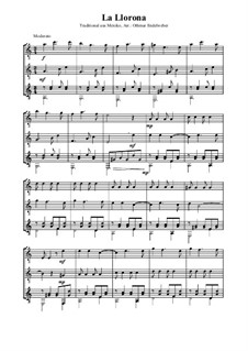 La Llorona: Para Guitarra by folklore