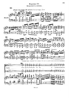 Christmas Eve. Opera: Act III, Scene VII by Nikolai Rimsky-Korsakov