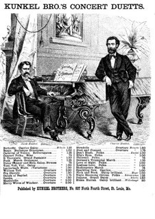 Overture: para piano de quatro mãos - parte by Gioacchino Rossini
