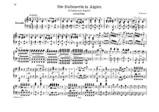 L'italiana in Algeri (The Italian Girl in Algiers): Overture, para piano para quatro mãos by Gioacchino Rossini