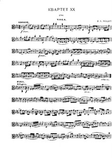 Adagio and Fugue for Strings: Partes by Wolfgang Amadeus Mozart