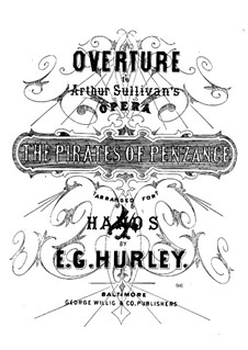 Complete Opera: Overture, para piano para quatro mãos by Arthur Seymour Sullivan