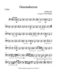 Chamber version: For string orchestra – cello part by folklore