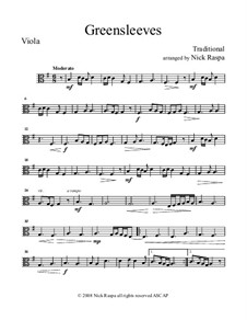 Chamber version: For string orchestra – viola part by folklore
