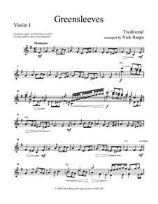 Chamber version: For string orchestra – violin 1 part by folklore