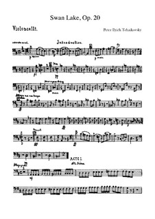 Complete Ballet: Parte Violoncelo by Pyotr Tchaikovsky