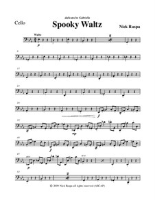 No.1 Spooky Waltz: parte violoncelo by Nick Raspa