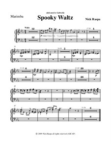 No.1 Spooky Waltz: Marimba part by Nick Raspa