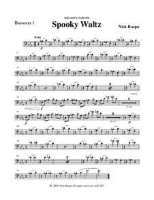 No.1 Spooky Waltz: Bassoon 1 part by Nick Raspa