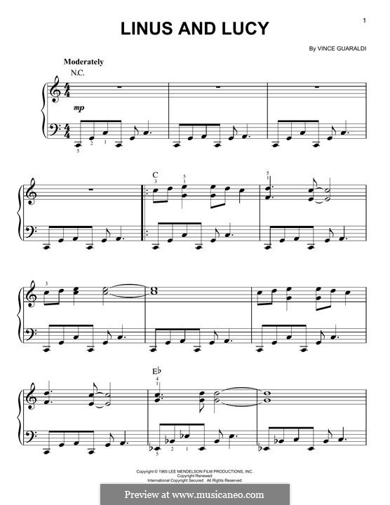 Piano version: para um único musico (Editado por H. Bulow) by Vince Guaraldi